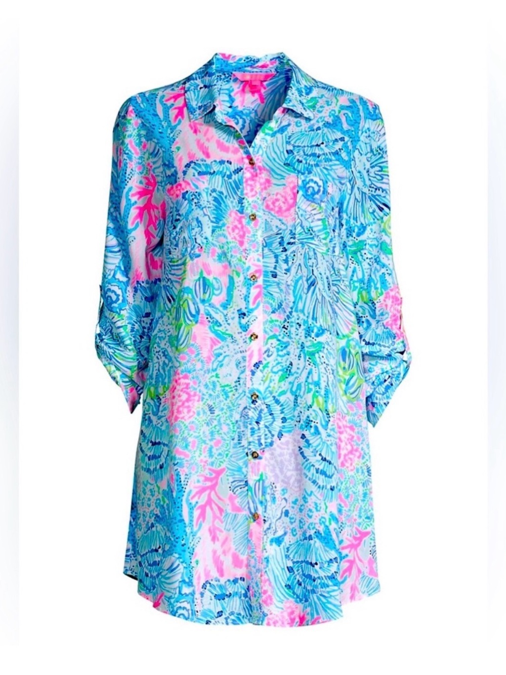 VGUC Lilly Pulitzer Natalie Cover Up in Sink or Swim